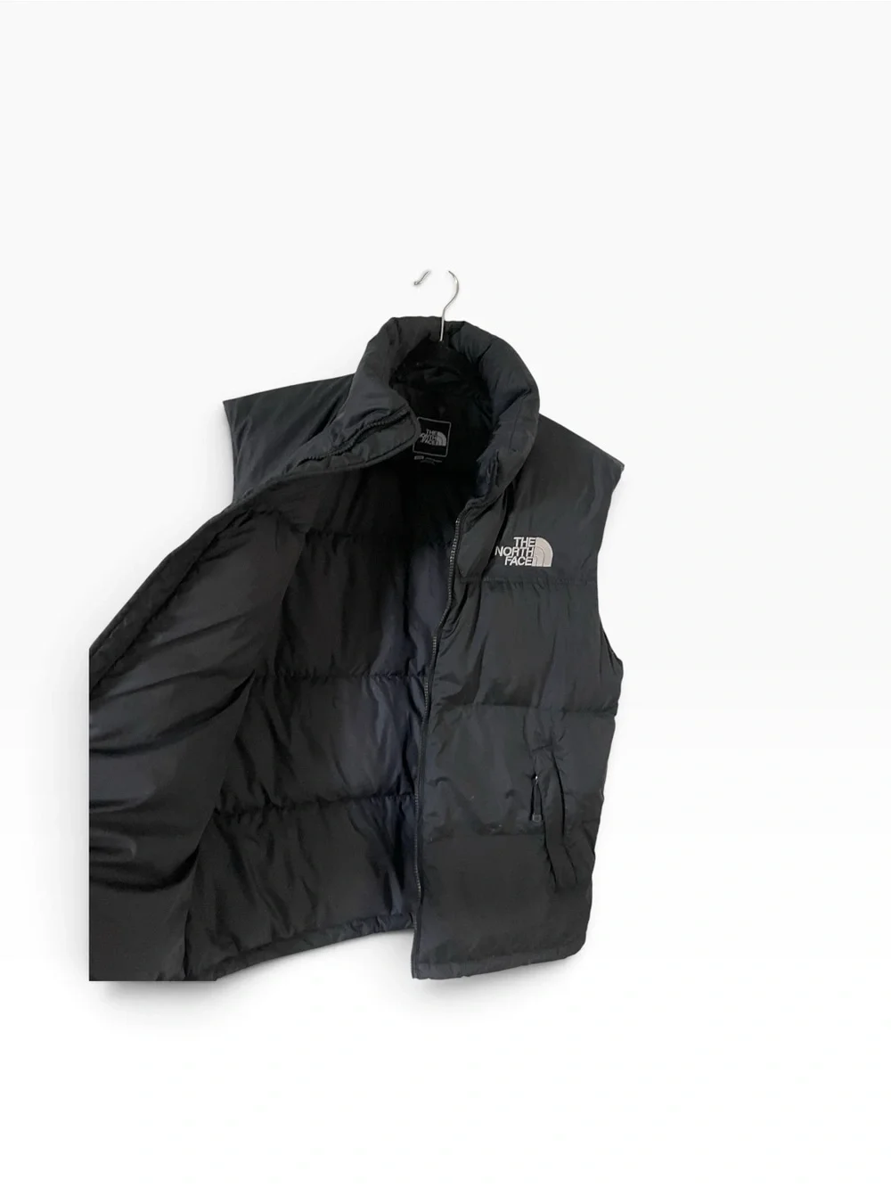 The North Face Nuptse Black Quilted Puffer Vest for Men Size M